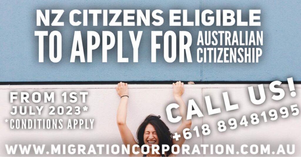 New Zealand citizens can apply for Aussie citizenship come 1st July